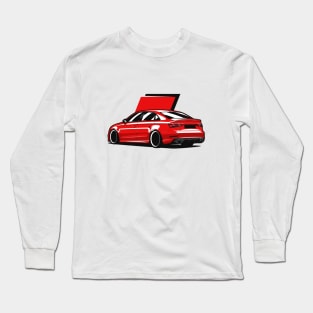 Red A3 RS3 Long Sleeve T-Shirt